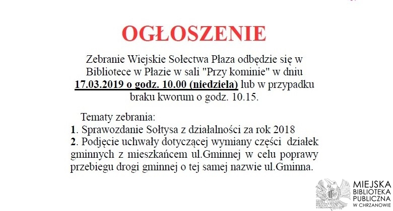 Zebranie Wiejskie